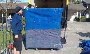 Pyramid Movers packing belongings